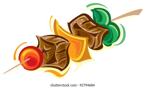 7,452 Shish Kebab Stock Illustrations, Images & Vectors | Shutterstock