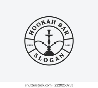 Shisha, Hookah Bar Logo Templates