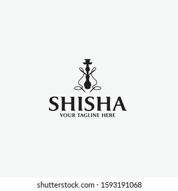 Shisha Hookah Vector Logo Template Stock Vector Royalty Free