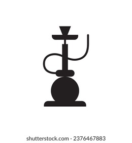 Shisha icon. Hookah flat sign design. Shisha vector symbol pictogram. UX UI icon nargile