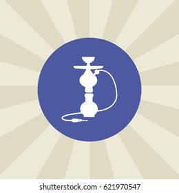 shisha icon. sign design. background