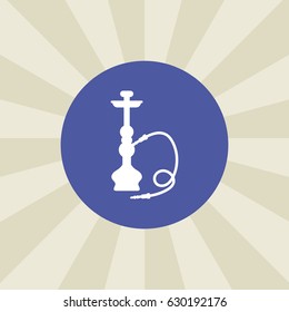 shisha icon. sign design. background