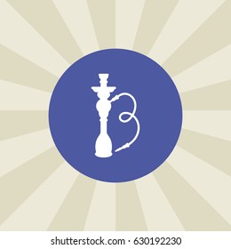 shisha icon. sign design. background