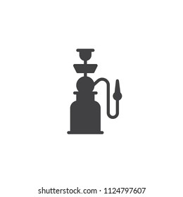 Shisha Pipe vector icon. filled flat sign for mobile concept and web design. Smoking and Vaping simple solid icon. Symbol, logo illustration. Pixel perfect vector graphics