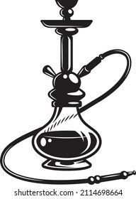 A Shisha Vector Illustration Image