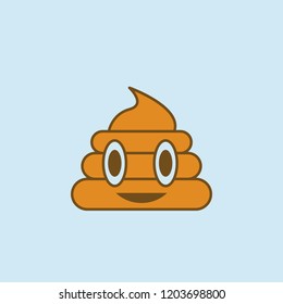 a lot of shit 2 colored line icon. Simple gold and brown element illustration. a lot of shit concept outline symbol design from emoji set