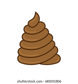 Shit big pile. large turd. Huge Poop brown