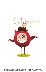 Shit happens monster art
