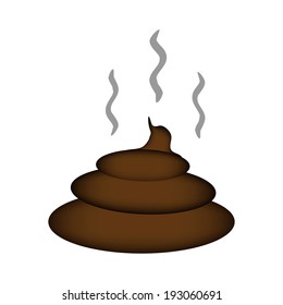 Shit icon on white background.