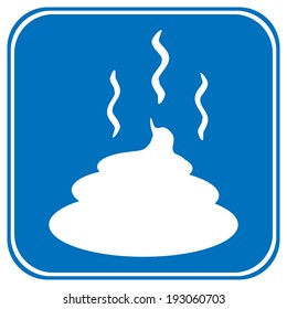Shit icon on white background.