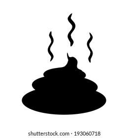 Shit icon on white background.