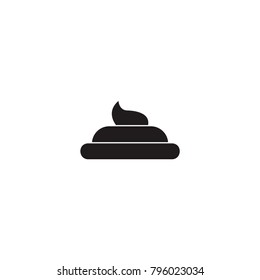 shit icon. sign design