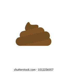 shit or poo icon creative concept vector illustration