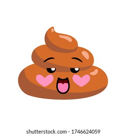 Icono vector de emoji chiflado o turbio con sonrisa riente feliz en la cara, ilustración aislada en caricatura plana y estilo kawaii