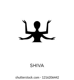 Shiva icon. Shiva symbol design from Religion collection. Simple element vector illustration on white background.