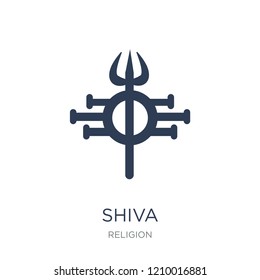 Shiva icon. Trendy flat vector Shiva icon on white background from Religion collection, vector illustration can be use for web and mobile, eps10