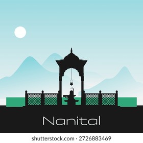 Shivling en Shree Maa Naina Devi Temple - Nainital - Ilustración de stock como EPS 10File
