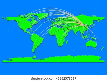 Shizuishan, China map - Concept map for Shizuishan, China on World map. Suitable for export concepts. File is suitable for digital editing and prints of all sizes.