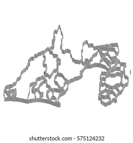Shizuoka prefecture Map frame icon