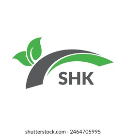 SHK  modern letter logo design. Vector design.