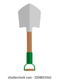 the shlovel garden tool vector illustration