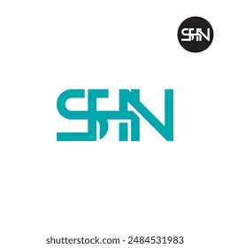 SHN Logo Letter Monogram Design