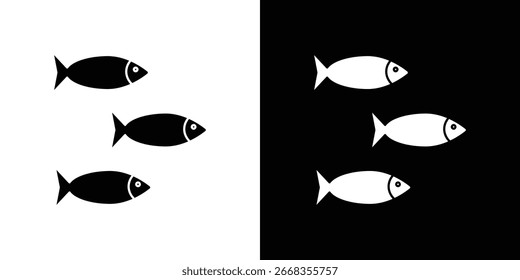 Shoal icon. graphic design vector symbols pack