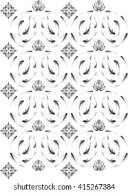 shoal swimming in the sea pattern