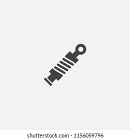 shock absorber base icon. Simple sign illustration. shock absorber symbol design from Car service series. Can be used for web, print and mobile