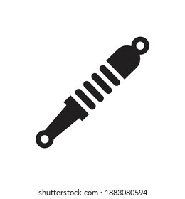 Diseño de iconos de amortiguador. ilustración vectorial