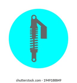 shock absorber icon . shock absorber illustration for website. Perfect use for web, pattern, design, icon, ui, ux, etc.