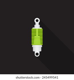 Shock absorber icon - Vector