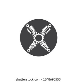 shock absorber icon vector illustration design template 
