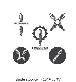 shock absorber icon vector illustration design template 