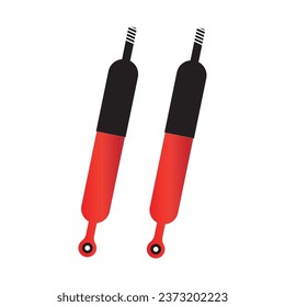 Shock absorber icon vector isolated,illustration logo design.