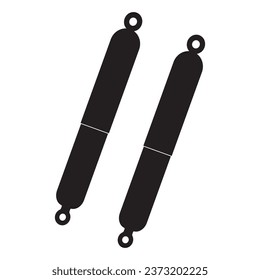 Shock absorber icon vector isolated,illustration logo design.