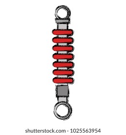 shock absorber isolated icon
