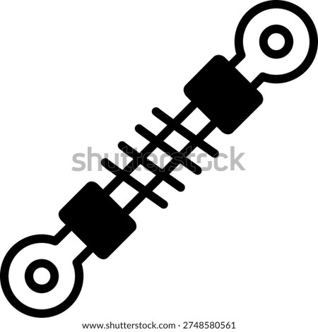 Shock Absorber Line Fill Style Icon