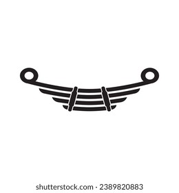 Shock absorber logo icon, vector illustration design template