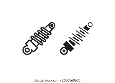 Shock Absorber Suspension Icon Vector