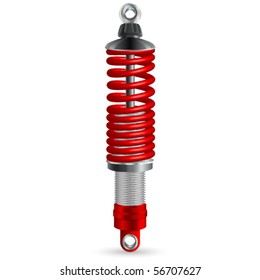 Shock Absorber Vector Illustration