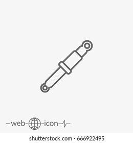 shock arbsorber vector icon