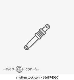 shock arbsorber vector icon