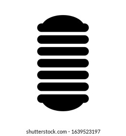 Shock Breaker Design Vector Simple icon Vector. Editable vector 2000 x 2000 Pixel
