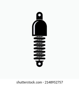 Shock Breaker Icon. Automotive Absorber Symbol - Vector