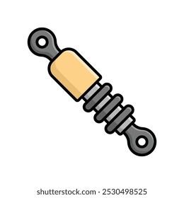 shock breaker icon vector design template simple and clean