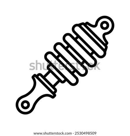 shock breaker icon vector design template simple and clean
