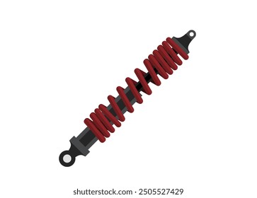 Shock breaker. Simple flat illustration.