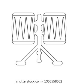 shock congo icon. Element of zoo for mobile concept and web apps icon. Outline, thin line icon for website design and development, app development