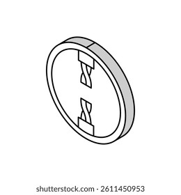 shock electricity isometric icon vector. shock electricity sign. isolated symbol illustration